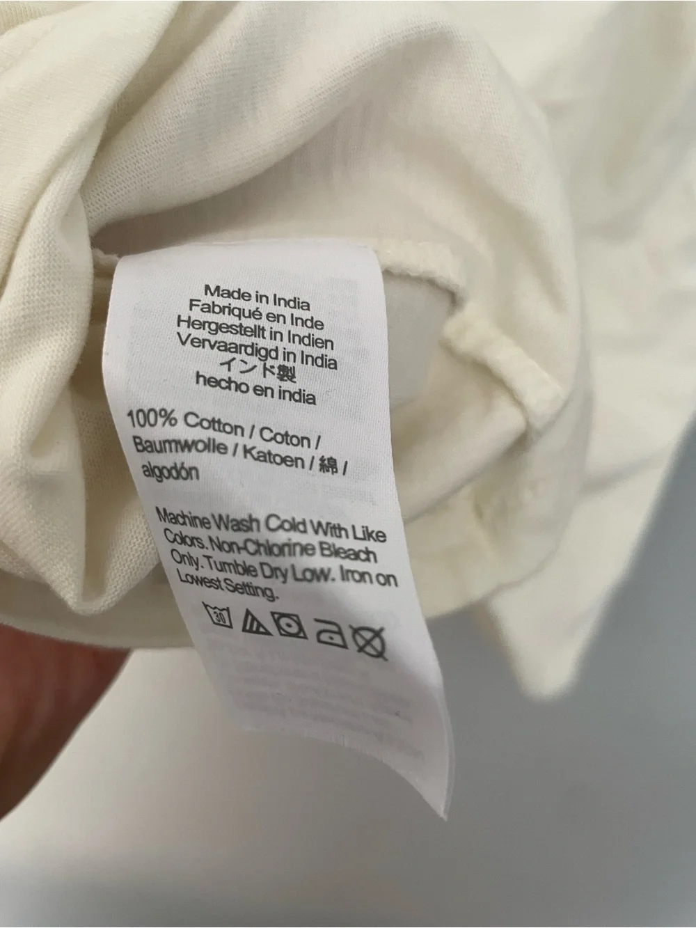 J. Crew Cream Puff Sleeve Tee Shirt